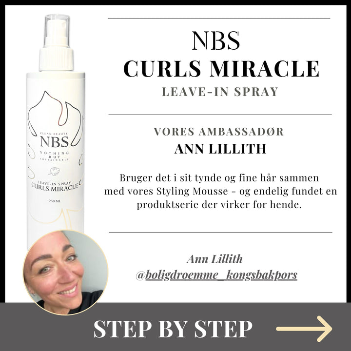 NBS Curls Miracle-leave-in spray - Boost dine krøller