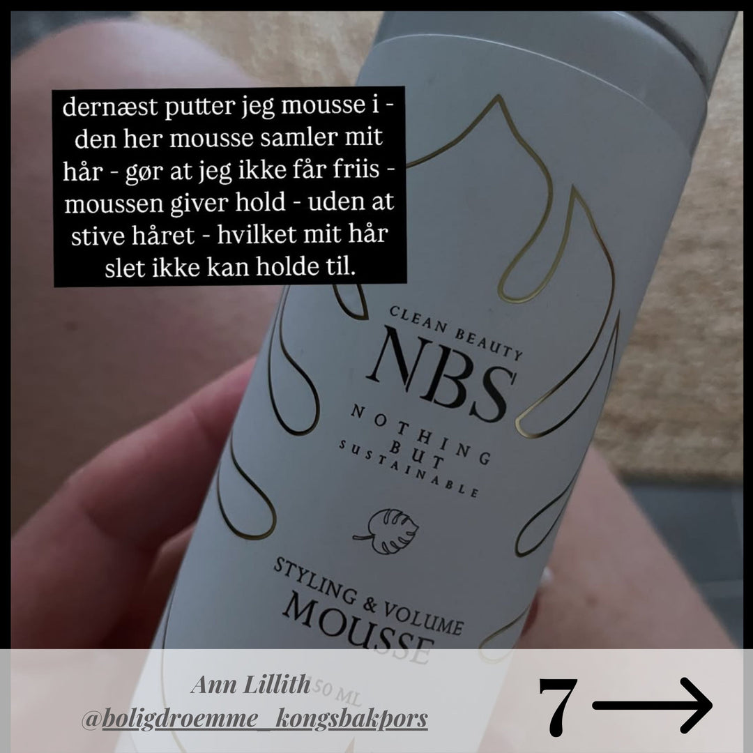 NBS Styling Mousse til alle hårtyper