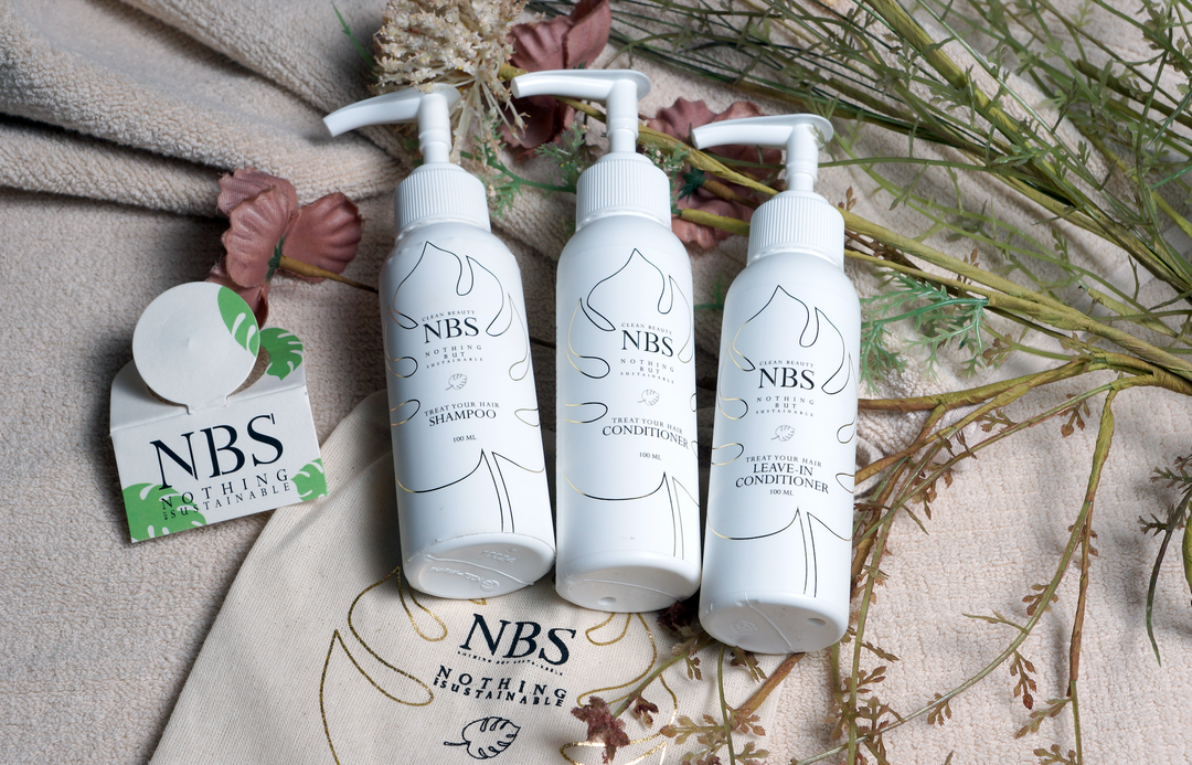 NBSTravelkit: Shampoo, conditioner & leave-in conditioner
